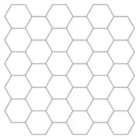 vidaXL Placă hexagonală 50 buc. Alb gri 30 x 30 cm Poliuretan și PET