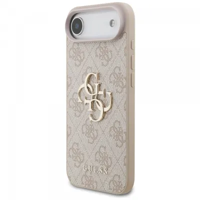Husa pentru Apple iPhone 17 Air, Guess, 4G Big Logo, Roz