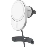 Incarcator Auto Wireless Belkin BoostCharge Pro, 15W, 1.67A, Alb WIC008btGR-V2