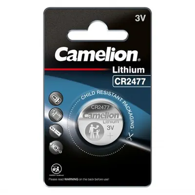 Baterie litiu 3V CR2477 1000mAh, Camelion