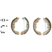 Set saboti frana TEXTAR 91069300