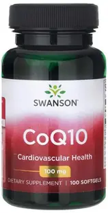 CoQ10, 100 mg, 100 capsule moi, Swanson