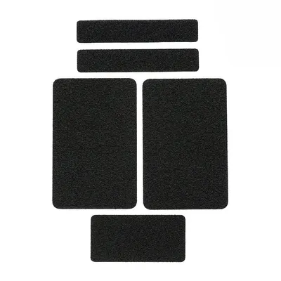 M-TAC Set Universal Benzi Velcro (5 buc) - NEGRU