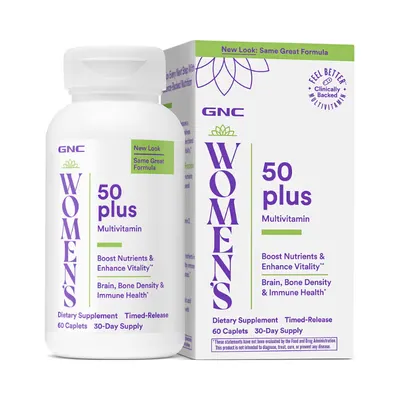 Multivitamine si minerale pentru femei Women's 50 Plus, 60 capsule, GNC