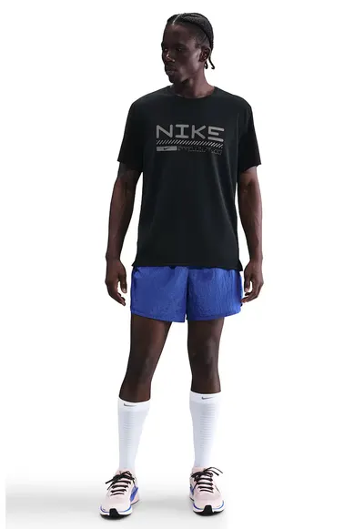 Tricou pentru alergare Winter Miller - Negru/Gri inchis