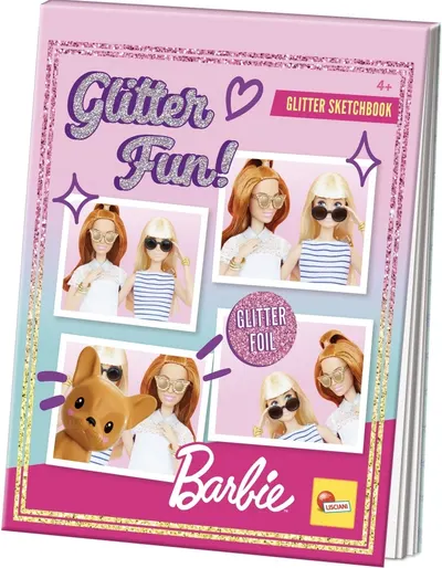 Carte de colorat Lisciani Barbie - Glitter Fun