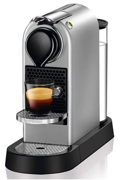 Aparat de cafea cu capsule Nespresso - Citiz, D113-EUWHN2-S, 19 bar, 1 l, gri