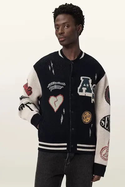 AllSaints cardigan pentru bărbați, din bumbac CHASE