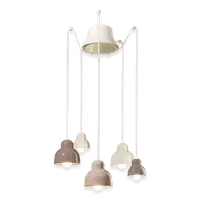Sospensione 5 Luci / 5-Lights Pendant Deco Berimbau Finish - Mix C2609