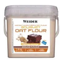 Făină integrală de ovăz, WEIDER, Gourmet, brownie, 1,9 kg