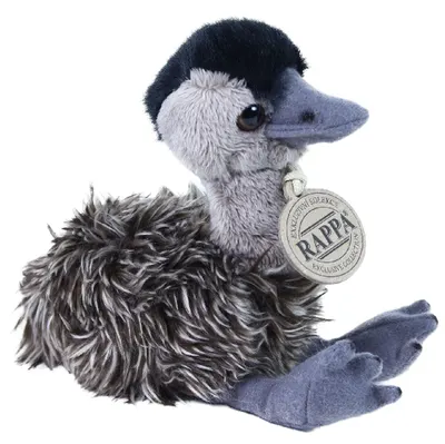 Jucărie de plus Rappa Eco Friends - Bebe Strauss, 15 cm
