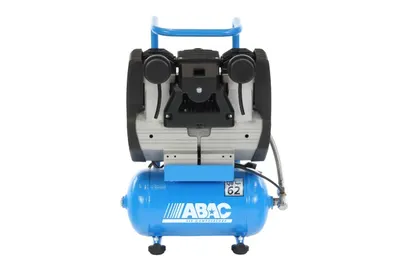 Compresor de aer cu piston fara ulei, silentios - 1.5 kW, 230 L/min, 9 bari - Rezervor 6 Litri - ABAC-START-QUIETE-OS20
