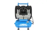 Compresor de aer cu piston fara ulei, silentios - 1.5 kW, 230 L/min, 9 bari - Rezervor 6 Litri - ABAC-START-QUIETE-OS20