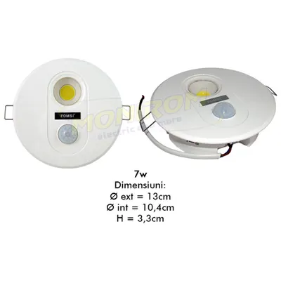 Spot Led cu senzor FM-C7 7w *TV 0,25ron