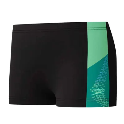 Boxeri inot baieti Speedo Dive Aquashort negru/verde – rezistenti la clor
