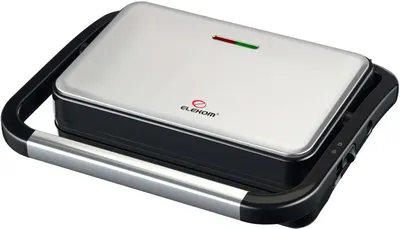 Grătar electric tip presă Elekom - EK-2300SS, 1000 W, strat antiaderent, inox