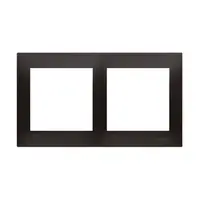 Rama dubla pentru doze gips-carton IP20 / IP44;antracit metalic