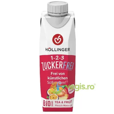 Ceai cu Piersici si Maracuja fara Zahar Adaugat Ecologic/Bio 300ml