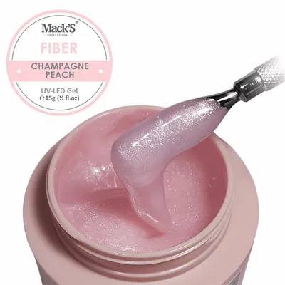 Gel Constructie Fiber Champagne Peach 50ml Macks - FCP15-MKS