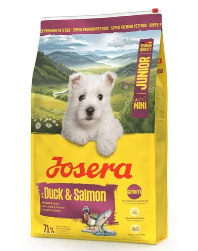 JOSERA Mini Junior Duck & Salmon 10 kg hrană căței mici cu rață și somon