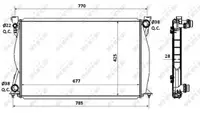 Radiator apa racire motor AUDI A6, A6 ALLROAD 2.7D 3.0D intre 2004-2011