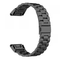 Curea Techsuit W010 pentru Garmin Watch Fenix / Forerunner Series, 22mm, Neagra
