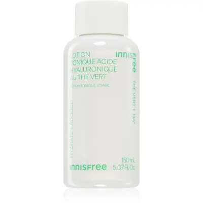 innisfree Green Tea Hyaluronic Toner tonic pentru hidratarea pielii pentru fortificarea barierei cutanate 150 ml