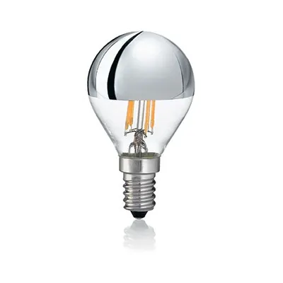 Bec LED Sfera Crom, dulie E14, 4 W - 3000 K, lumina calda