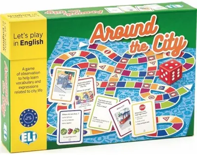 Joc educativ Eli Around the city (Limba engleză)