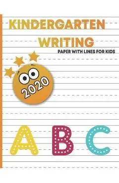 kindergart writing paper with lines for kids: handwriting practice blank paper for kids, handwriting practice books for kids 1st grade, blank handwrit