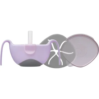 b.box 3 in 1 Bowl & Straw castron cu pai Strawberry 250 ml