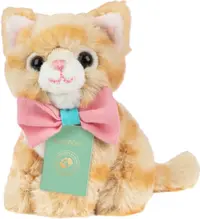 Jucărie de pluș Studio Pets - Pisicuța Tommy cu servieta, pașaport și autocolante, 8 cm