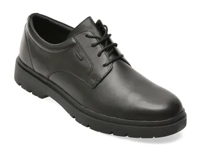 Pantofi GEOX negri, U46HNB, din piele naturala