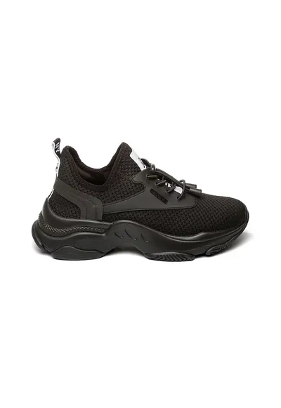 Pantofi sport Match-E slip-on cu insertii din plasa - Negru stins