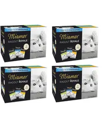 MIAMOR Ragout Royale Multibox pentru pisica 48x100 g arome de peste si carne in aspic