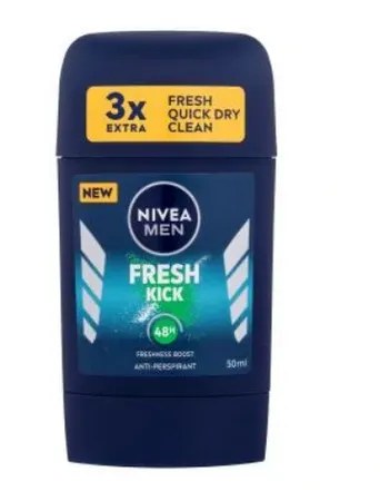 Deodorant stick Engros Nivea 50ml Men Black&white Fresh Kick