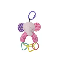Zornaitoare pentru bebelusi Lorelli Figures Elephant Pink