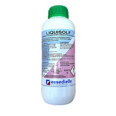 Liquisolf 1 kg, dioxid de sulf lichid italian de concentratie 18%, Essedielle, conservant vin, miros redus - Default Title