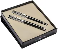 Set stilou cu bilă și stilou Sheaffer 300 - Negru/Crom