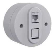Priza Date (CAT6) PT xOne Ovivo OV00906, 10A, 250V, IP54, antracit