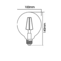 Sursa de iluminat, bec FILAMENT WL100 4W E27 ADVANCE 2200K