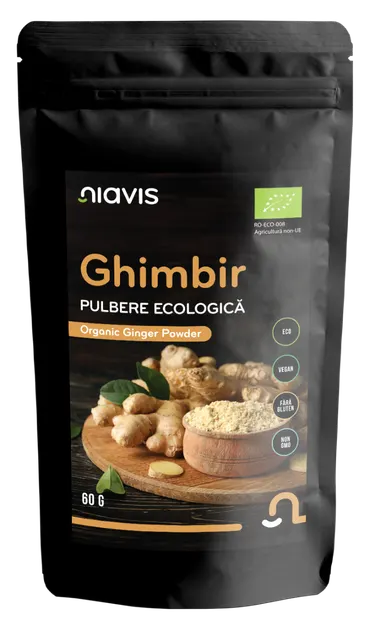 Ghimbir Pulbere ecologica, 60g, Niavis