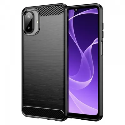 Husa pentru Samsung Galaxy A07 4G A075, Techsuit, Carbon, Neagra