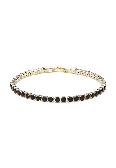 Bratara Tennis Cu Cristale Zirconia Negre