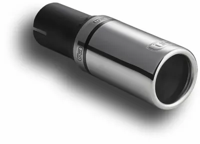 Teava evacuare sport esapament rotund otel inoxidabil diametru 60mm, lungime element decorativ 90mm, diametru montaj 50mm