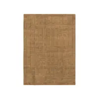 Covor galben ocru țesut manual din lână 170x240 cm Mosaic Ochre – Lorena Canals