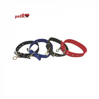 Zgarda textila dubla pentru caini Petro 3 x 60 cm
