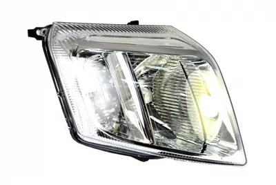 Far Stanga (H4 PY21W W5W, electric, cu motor, culoare interior: cromat, culoare semnalizator: transparent) potrivit CITROEN C2, C2 ENTERPRISE