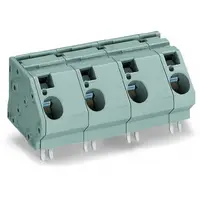 PCB terminal block; 16 mm²; Pin spacing 20 mm; 5-pole; CAGE CLAMP®; commoning option; 16,00 mm²; gray