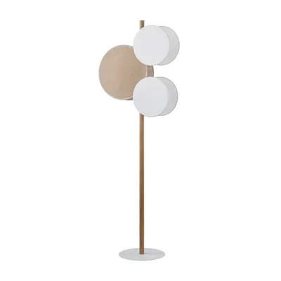 Tk Lighting Floor Lamp Pulse 5960 3xe27 Wh/brown